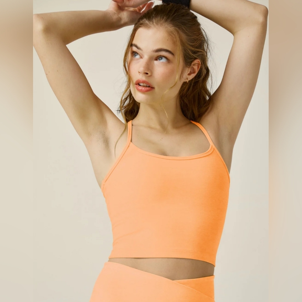 Spacedye Slim Racerback Cropped Tank
